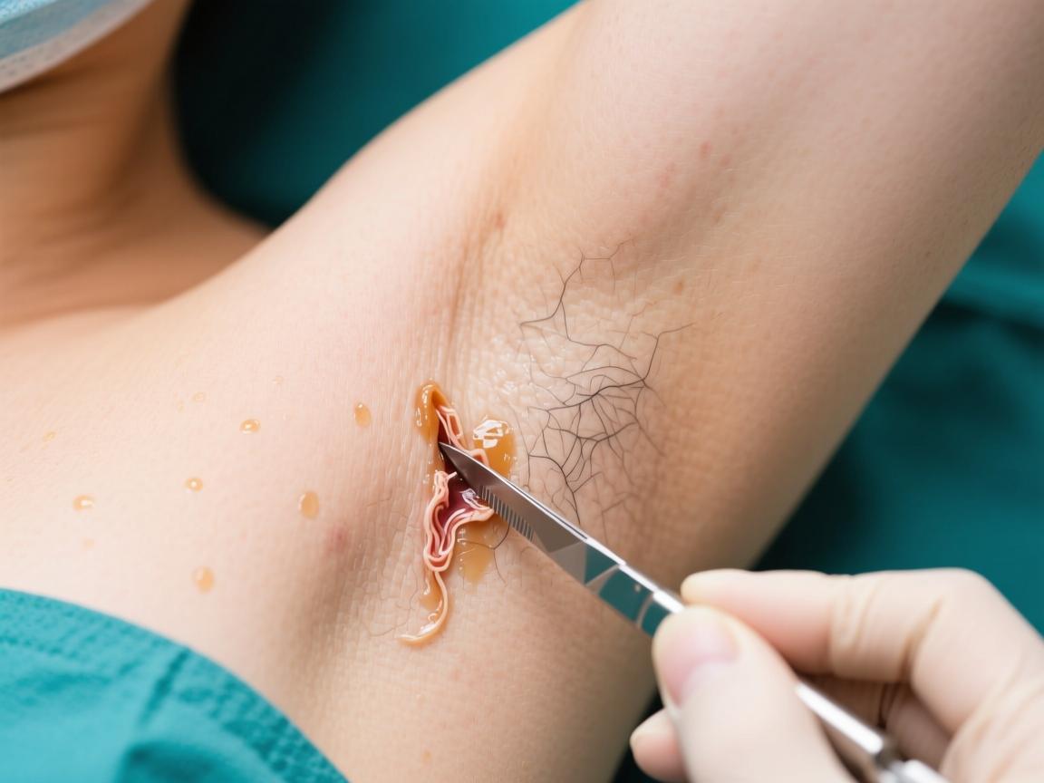 小切口潜行汗腺清除术，详解腋臭根治的潜行清除术