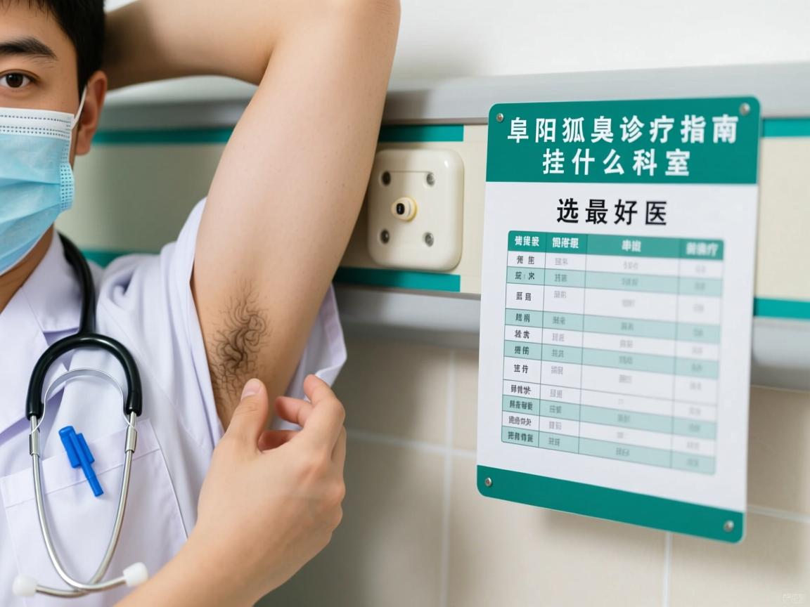阜阳狐臭诊疗指南，挂什么科室，选最好医生