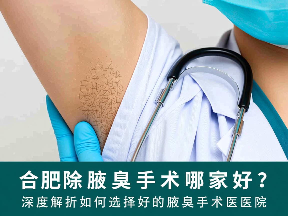 合肥除腋臭手术哪家好?深度解析如何选择好的腋臭手术医院 合肥除腋臭手术哪家好?深度解析如何选择好的腋臭手术医院