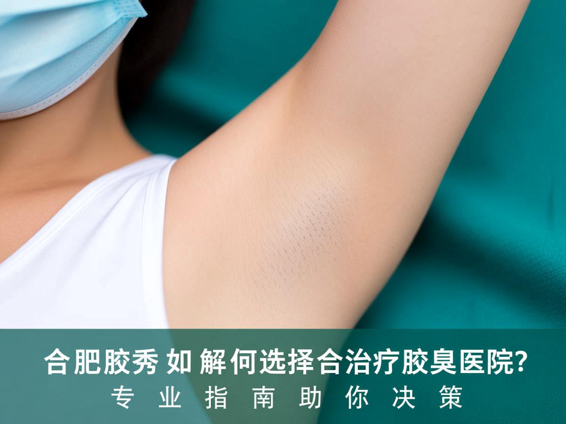 合肥腋秀解析，如何选择合肥治疗腋臭医院？专业指南助你决策