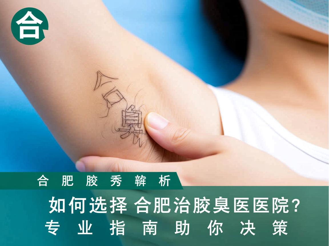 合肥腋秀解析，如何选择合肥治疗腋臭医院？专业指南助你决策