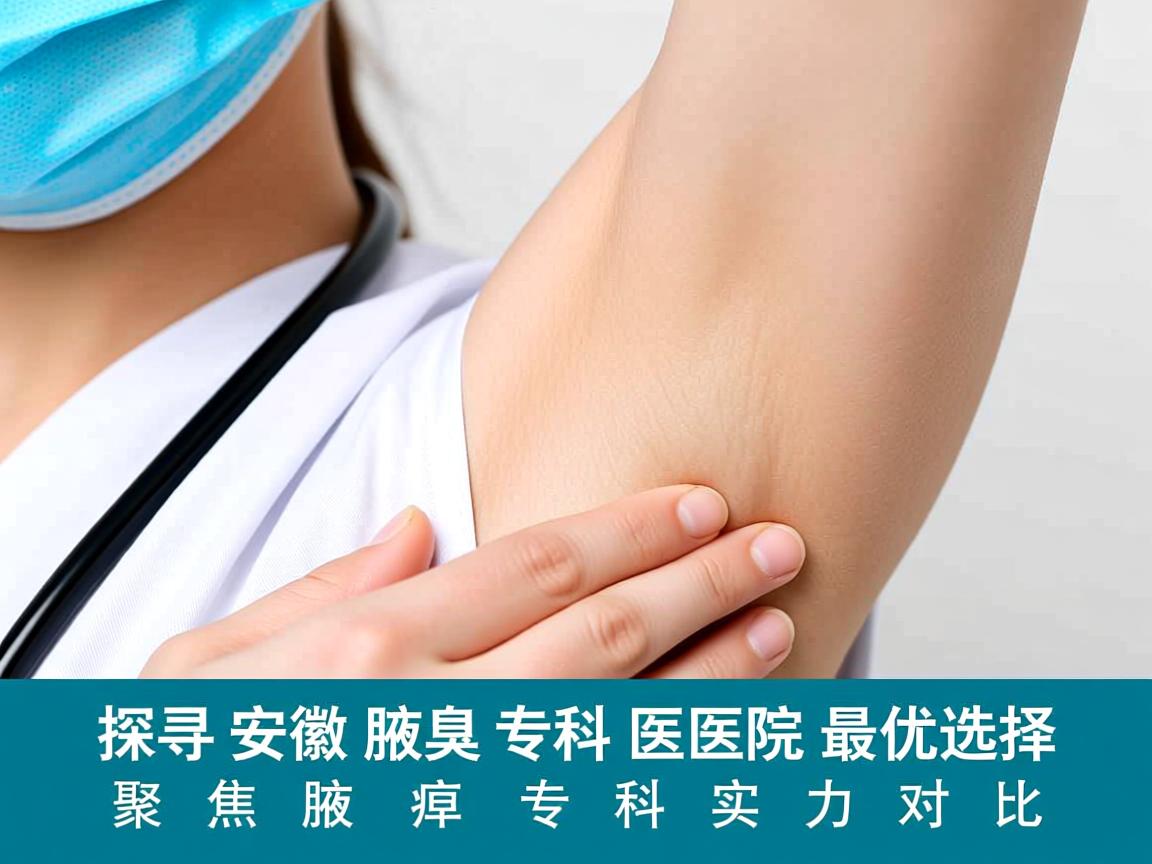 探寻安徽腋臭专科医院最优选择，聚焦腋臭专科实力对比