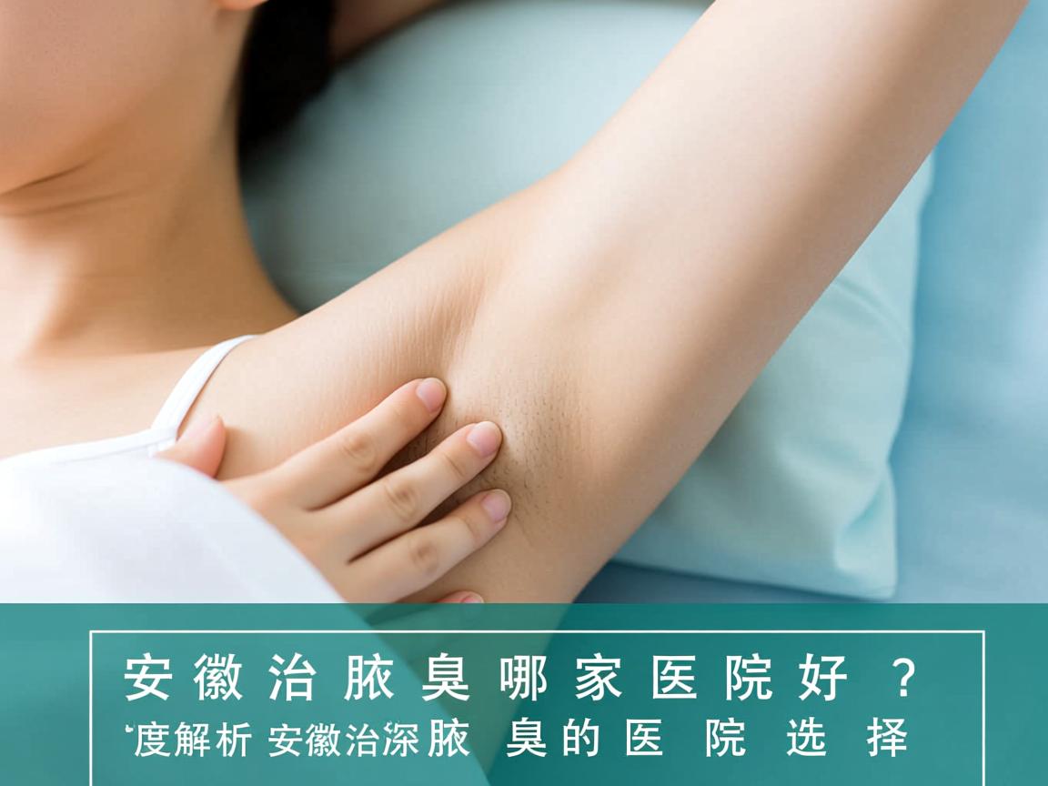 安徽治腋臭哪家医院好？深度解析安徽治腋臭的医院选择