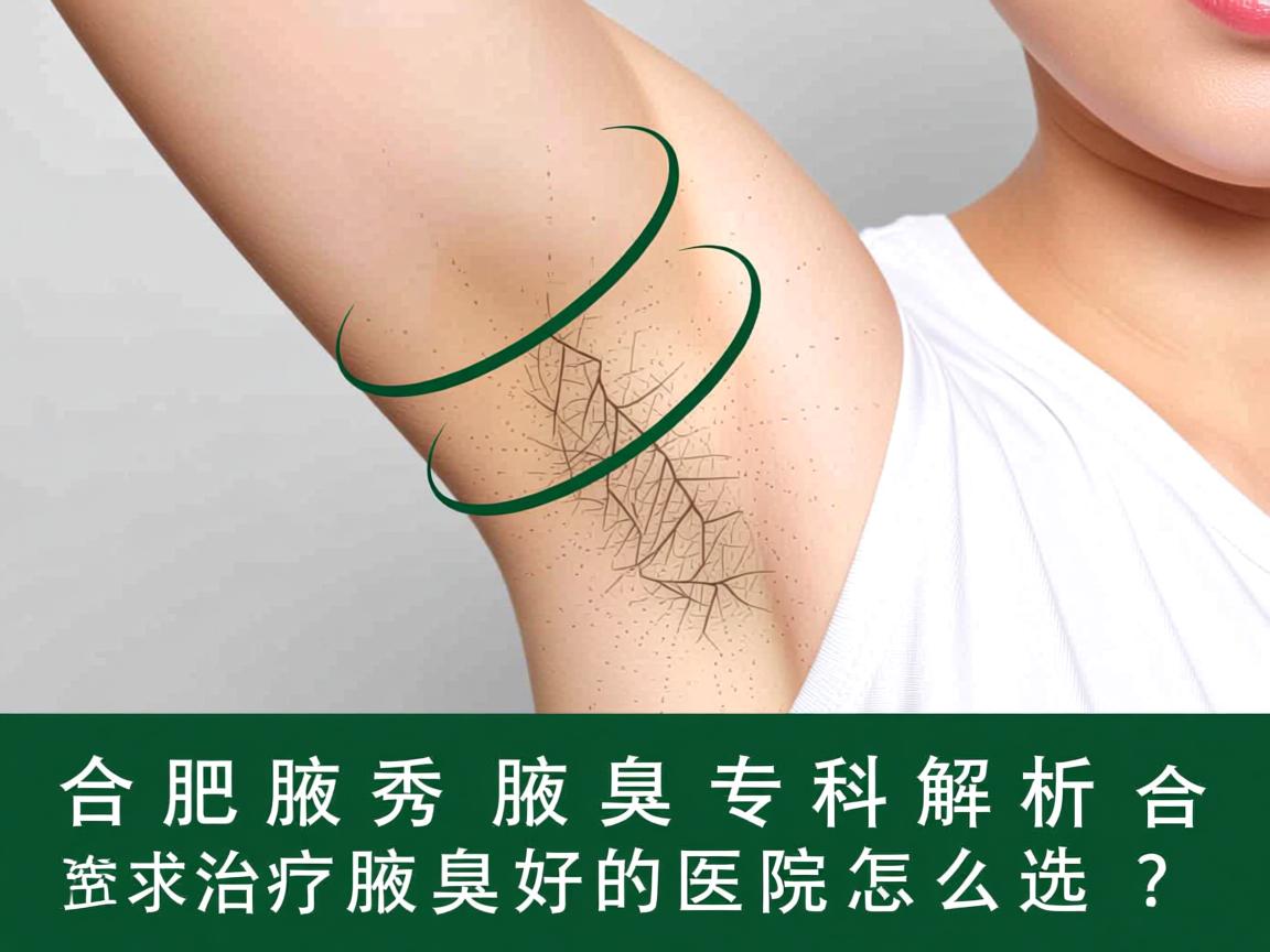 合肥腋秀腋臭专科解析，合肥治疗腋臭好的医院怎么选？