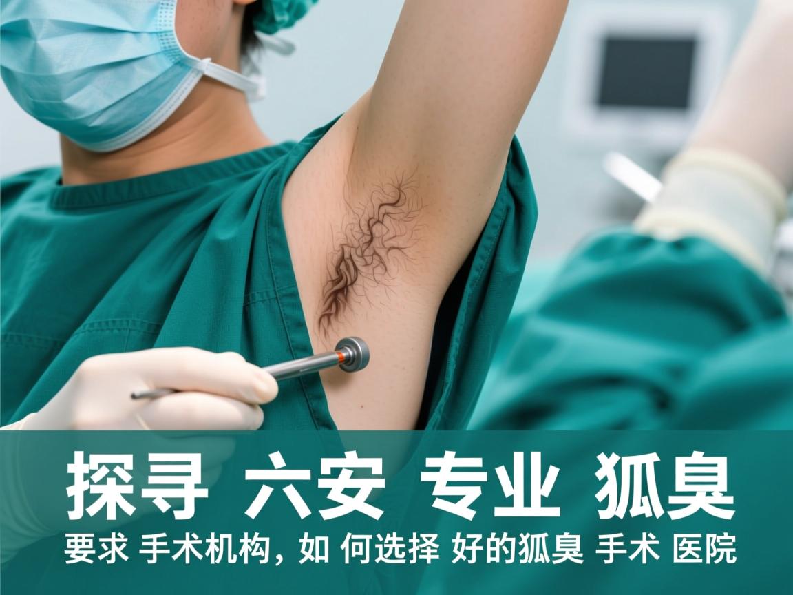 探寻六安专业狐臭手术机构，如何选择好的狐臭手术医院