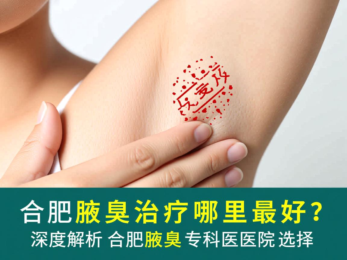 合肥腋臭治疗哪里最好？深度解析合肥腋臭专科医院选择