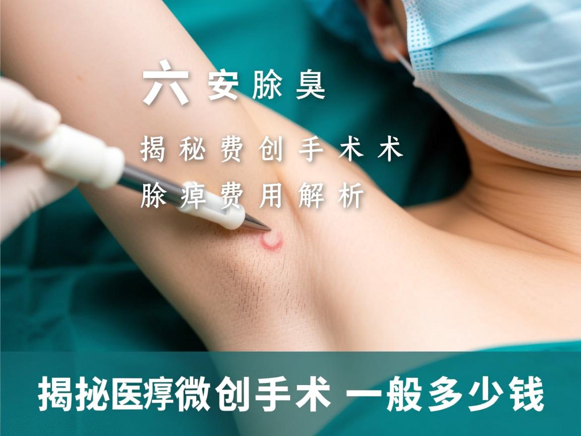六安腋臭微创手术费用解析，揭秘腋臭微创手术一般多少钱