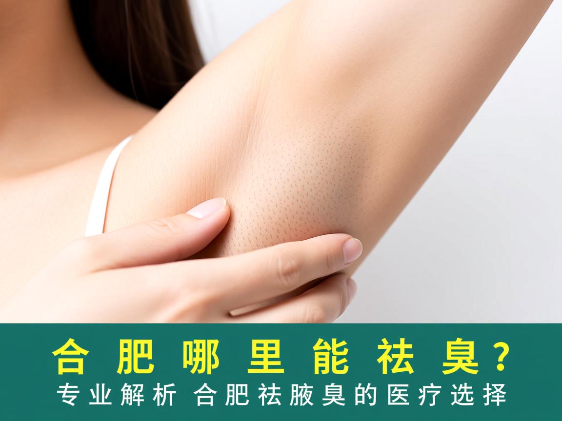 合肥哪里能祛腋臭？专业解析合肥祛腋臭的医疗选择