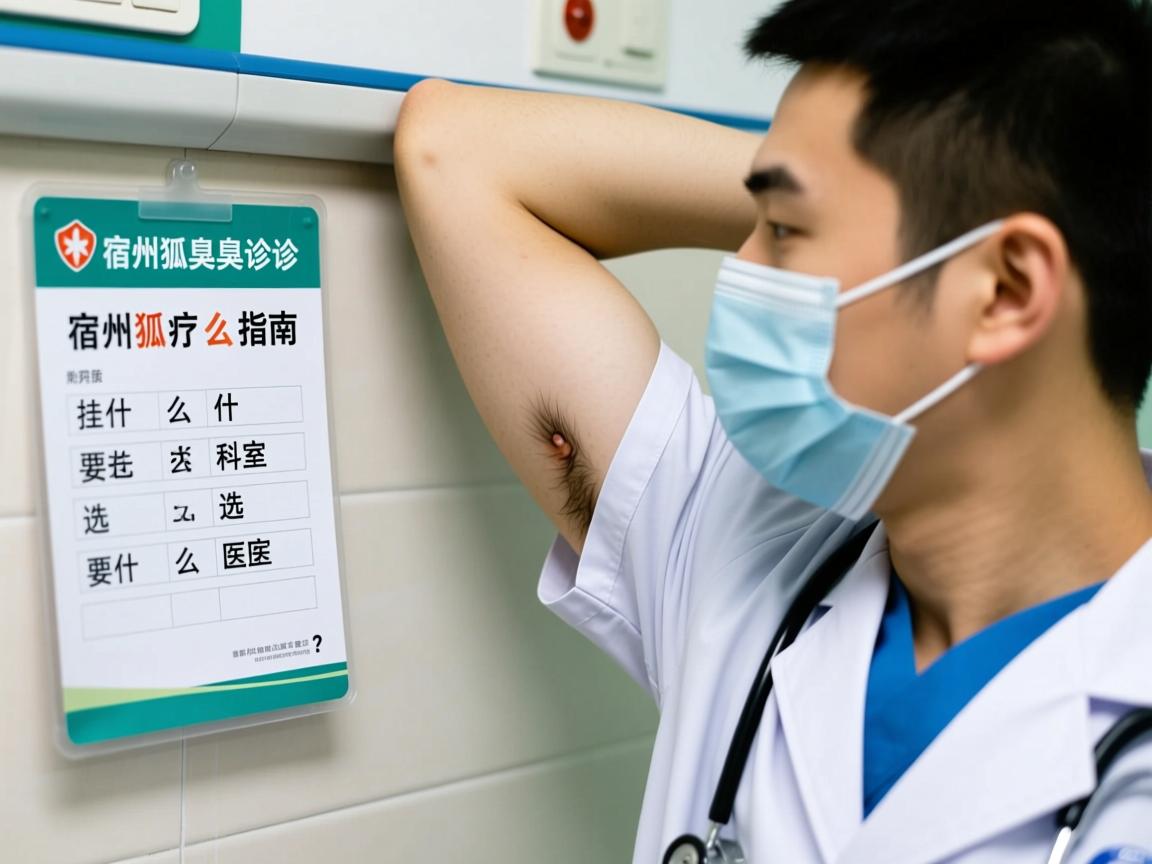 宿州狐臭诊疗指南，挂什么科室，选什么医生？