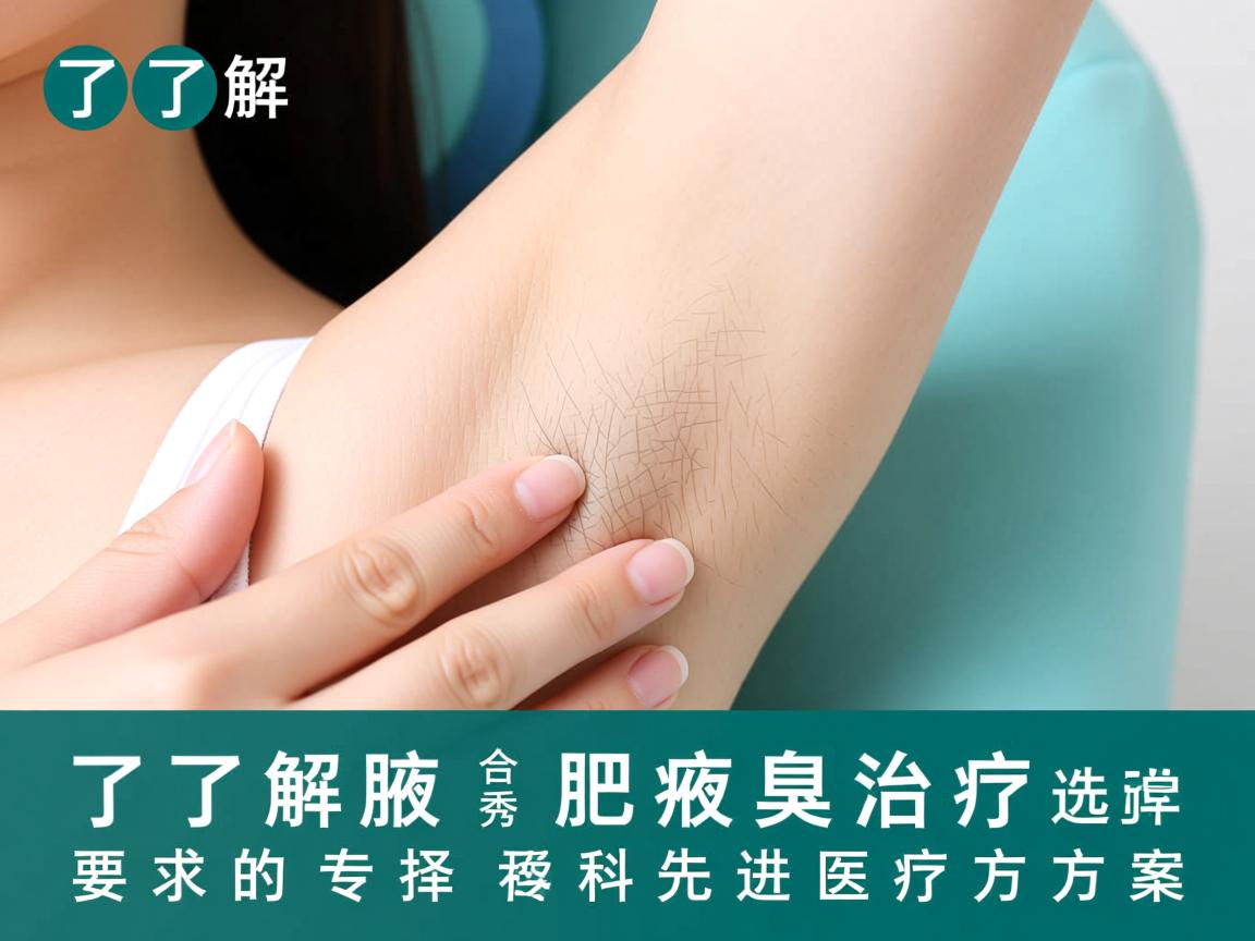 了解腋臭治疗，选择合肥腋秀腋臭专科的先进医疗方案