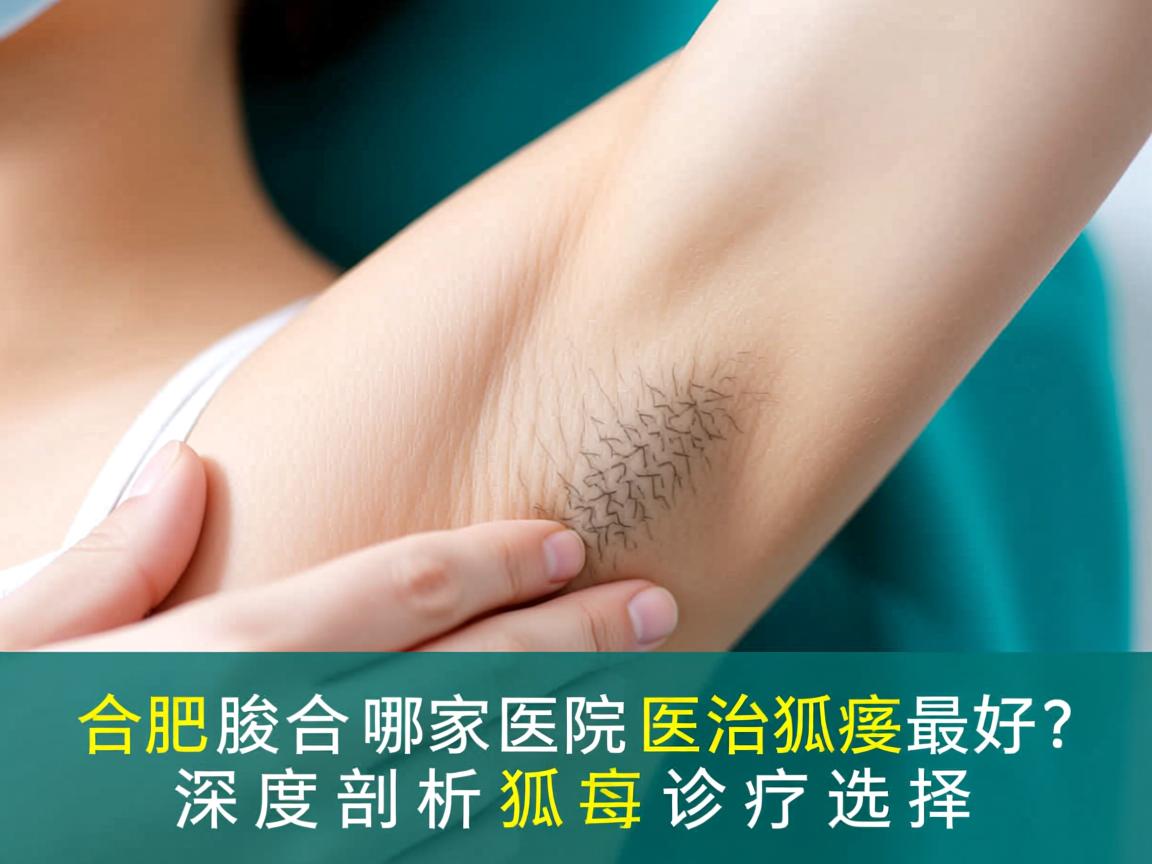 合肥腋秀解析，合肥哪家医院医治狐臭最好？深度剖析狐臭诊疗选择