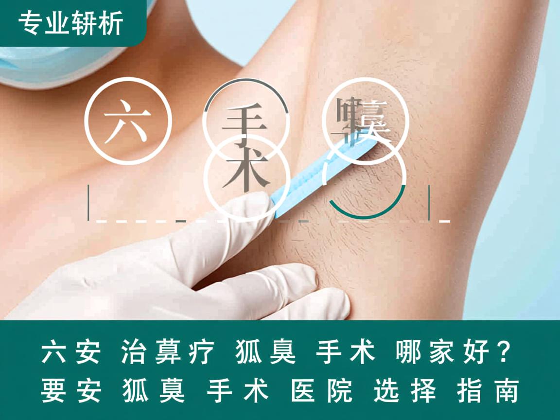 专业解析，六安治疗狐臭手术哪家好？六安狐臭手术医院选择指南