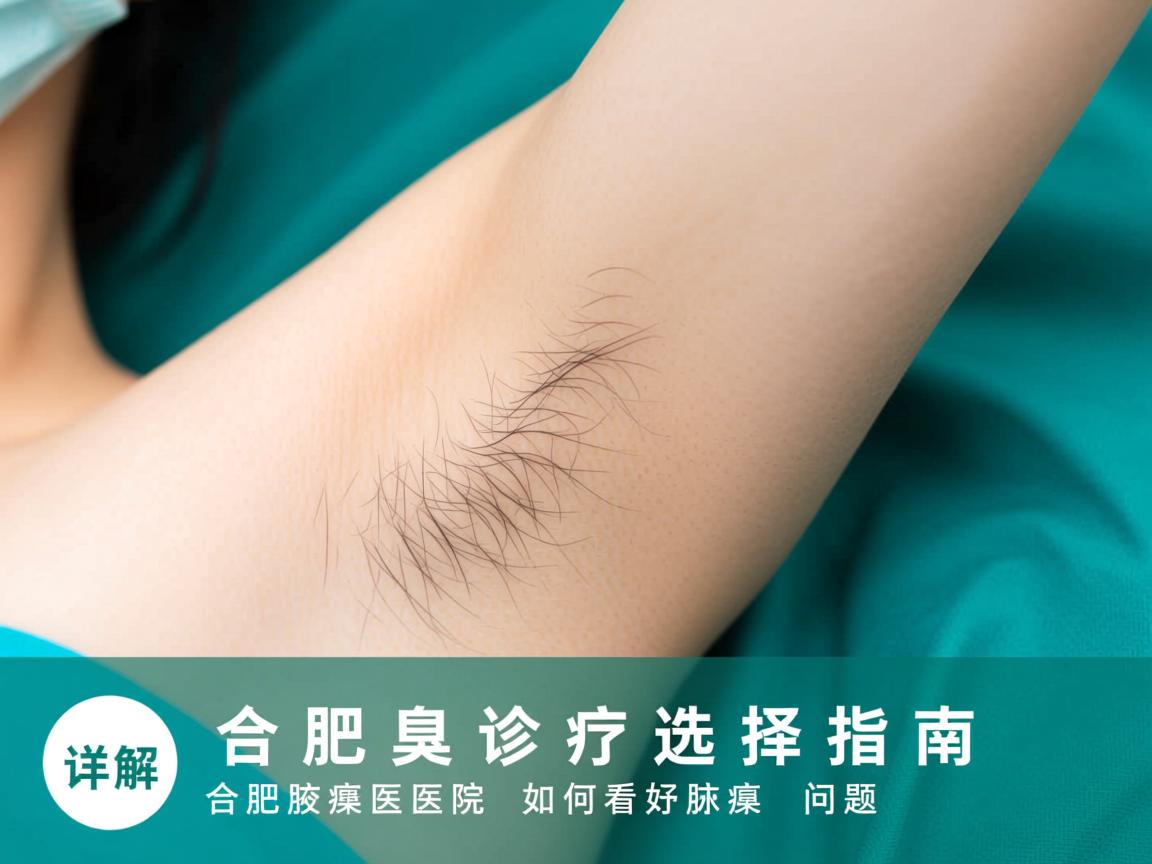 合肥腋臭诊疗选择指南，详解合肥腋臭医院如何看好腋臭问题