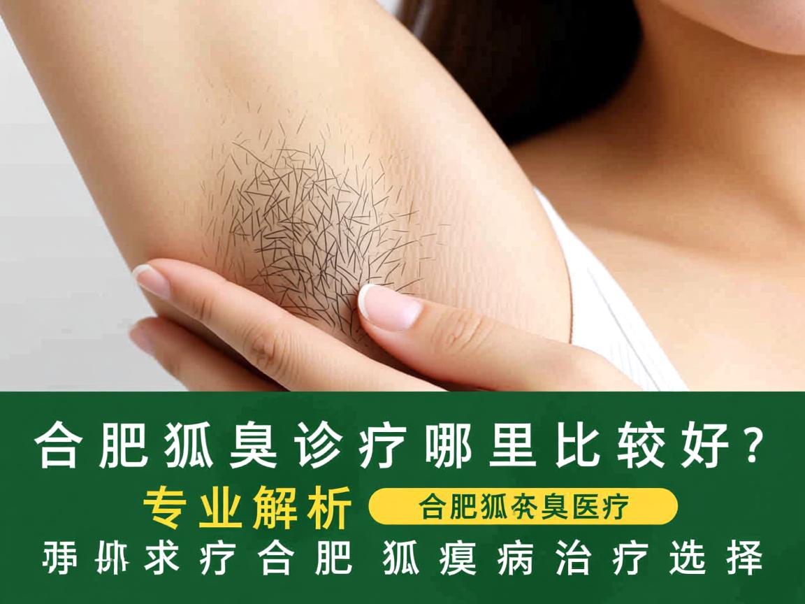 合肥狐臭诊疗哪里比较好？专业解析合肥狐臭治疗选择