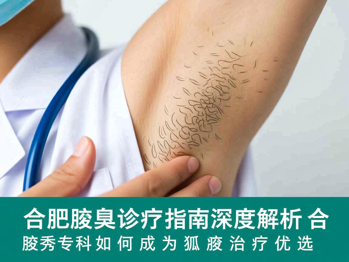 合肥腋臭诊疗指南，深度解析合肥腋秀专科如何成为狐臭治疗优选