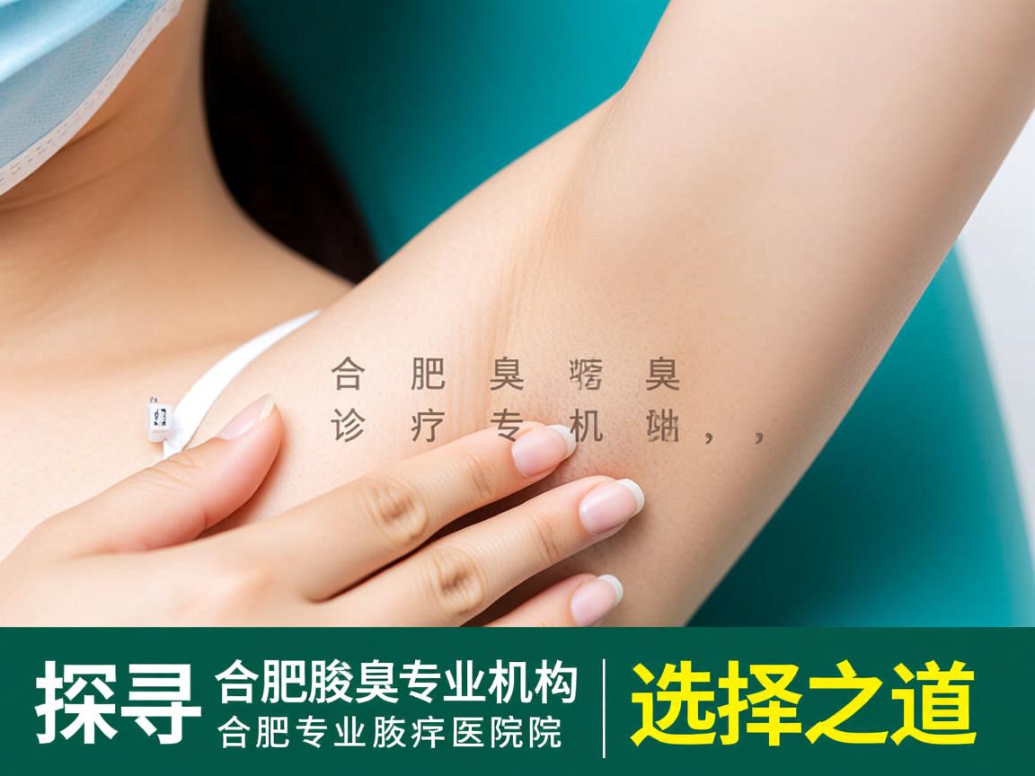 探寻合肥腋臭诊疗专业机构，合肥专业腋臭医院的选择之道