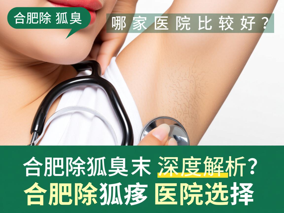 合肥除狐臭哪家医院比较好？深度解析合肥除狐臭医院选择