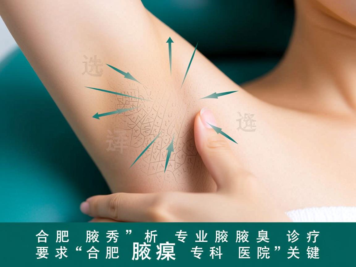 合肥腋秀解析，专业腋臭诊疗，选择合肥腋臭专科医院的关键