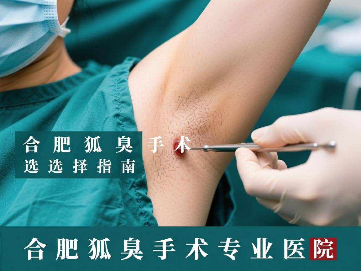 合肥狐臭手术选择指南，详解合肥狐臭手术专业医院