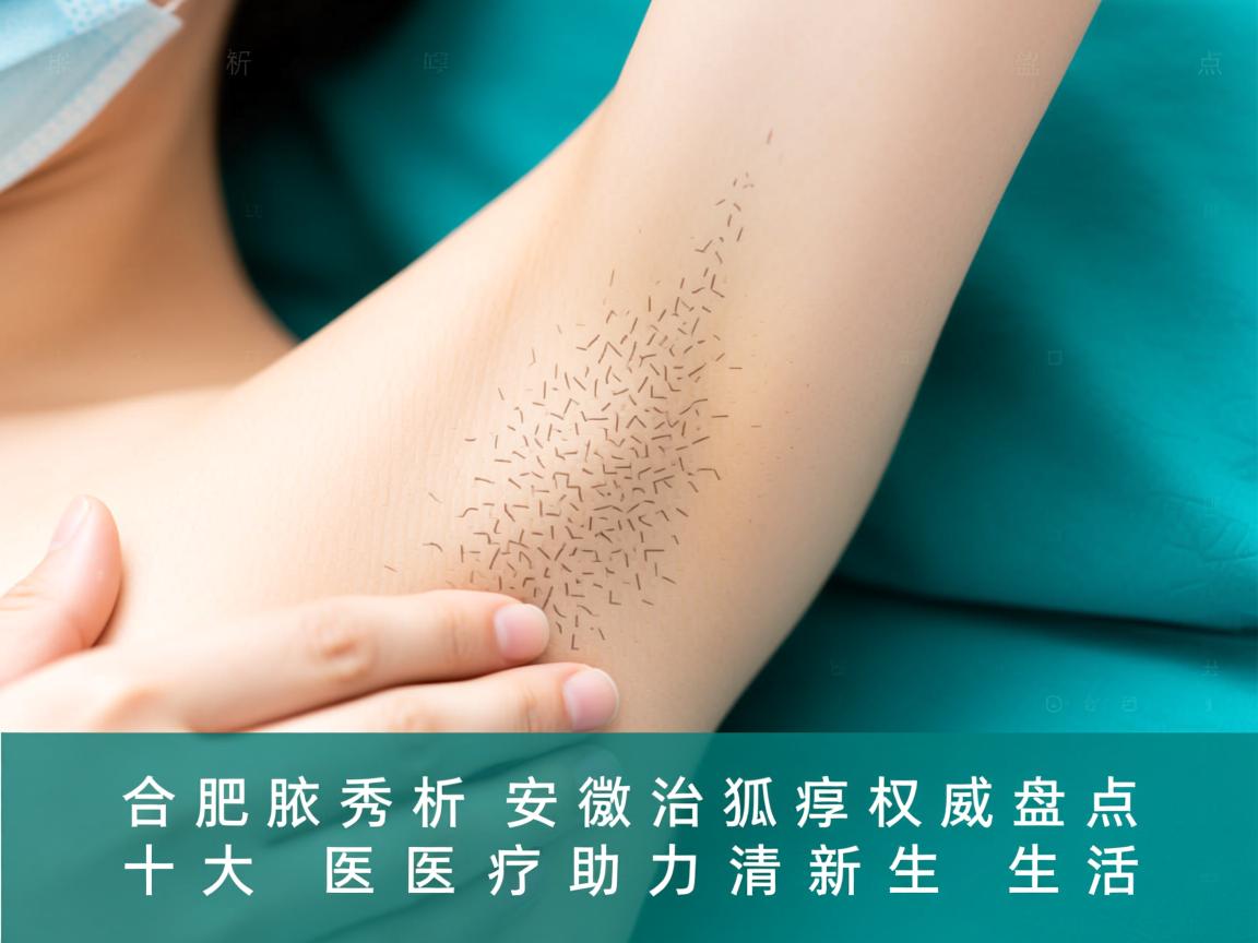 合肥腋秀解析，安徽治狐臭权威盘点，十大医院助力清新生活