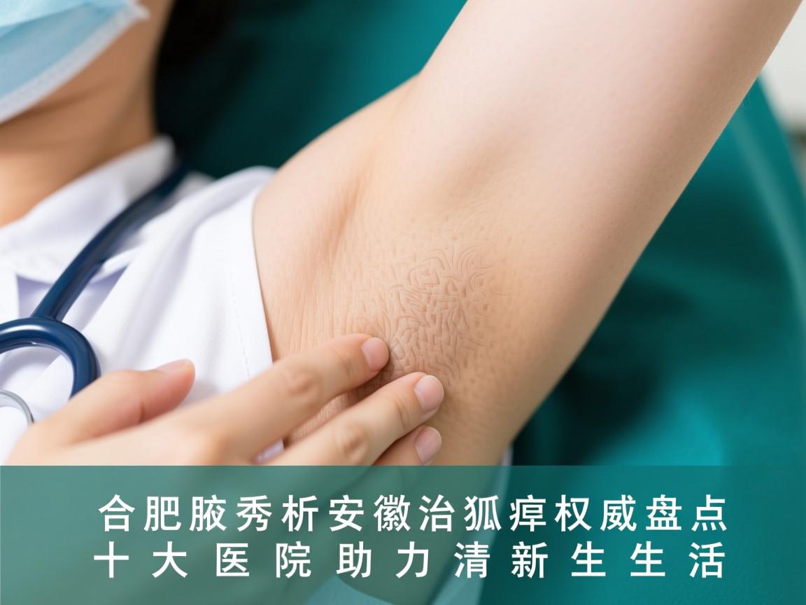 合肥腋秀解析，安徽治狐臭权威盘点，十大医院助力清新生活