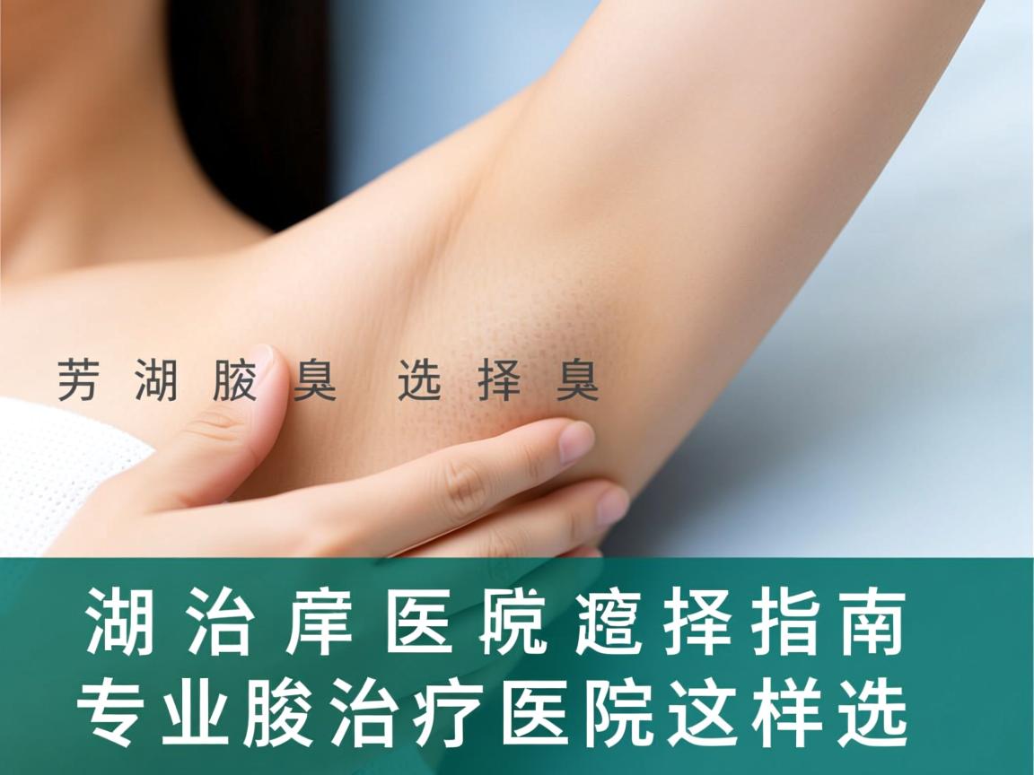 芜湖治疗腋臭医院选择指南,专业腋臭治疗医院这样选 芜湖治疗腋臭医院选择指南,专业腋臭治疗医院这样选