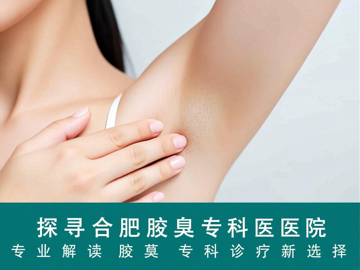 探寻合肥腋臭专科医院，专业解读腋臭专科诊疗新选择