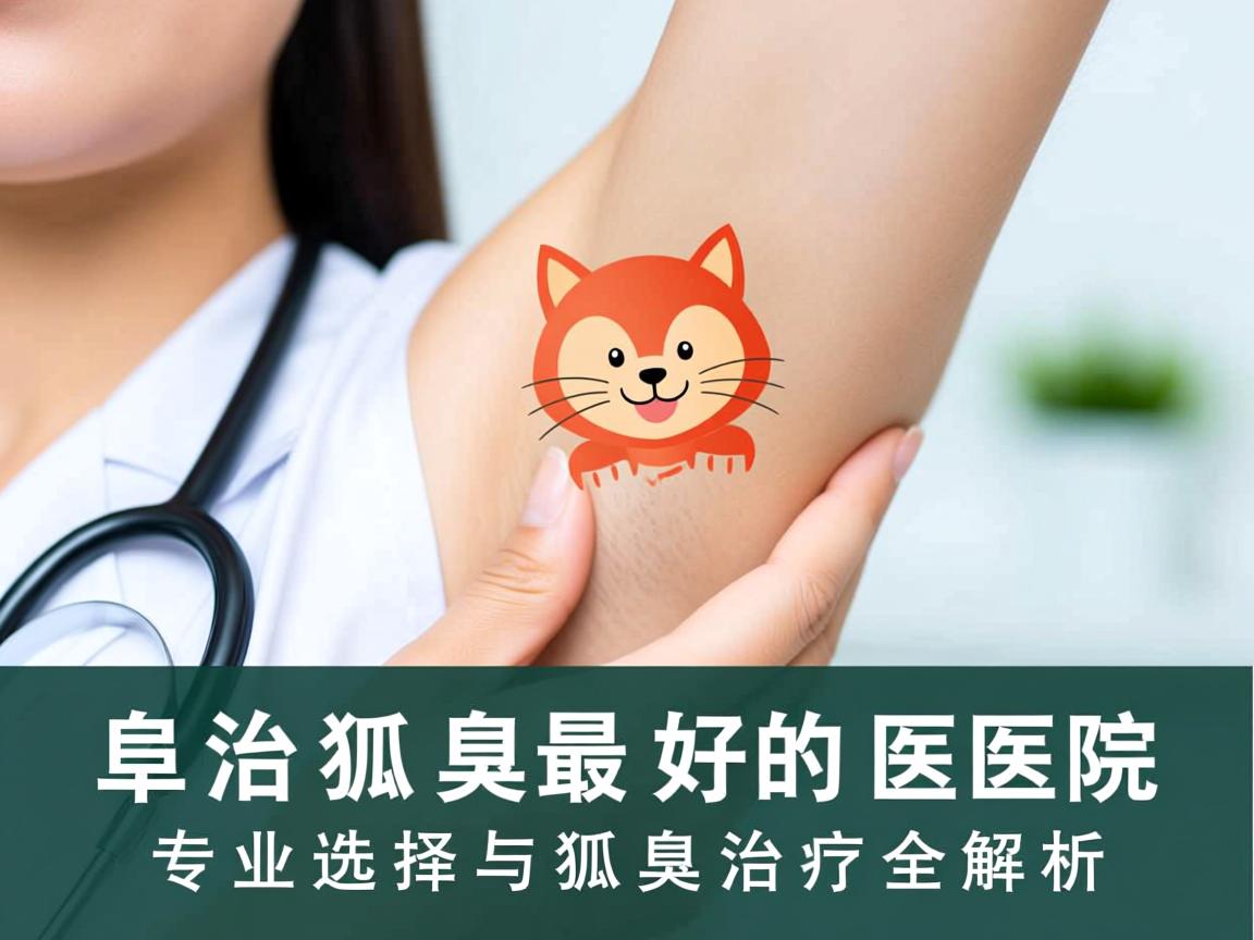 阜阳治狐臭最好的医院，专业选择与狐臭治疗全解析