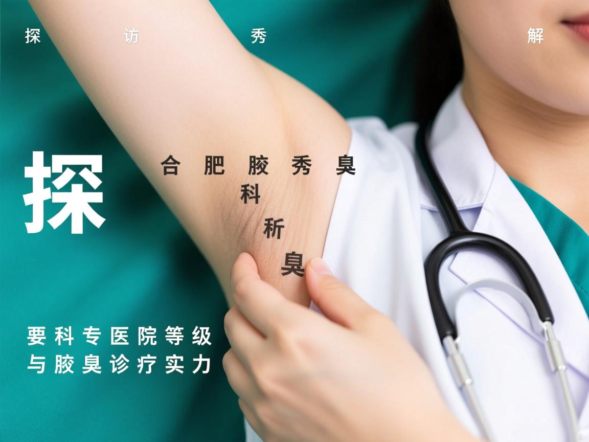 探访合肥腋秀腋臭专科,解析专科医院等级与腋臭诊疗实力 探访合肥腋秀腋臭专科,解析专科医院等级与腋臭诊疗实力