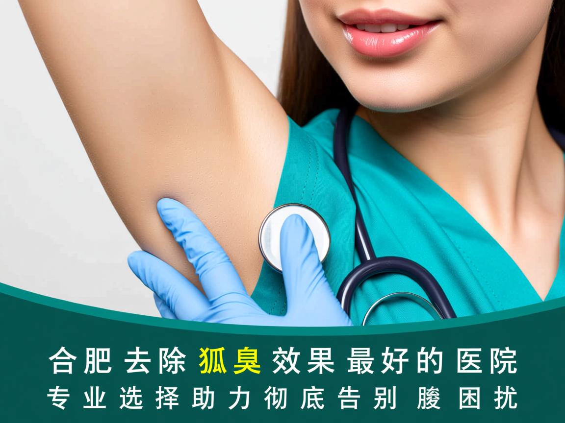 合肥去除狐臭效果最好的医院，专业选择助力彻底告别腋臭困扰