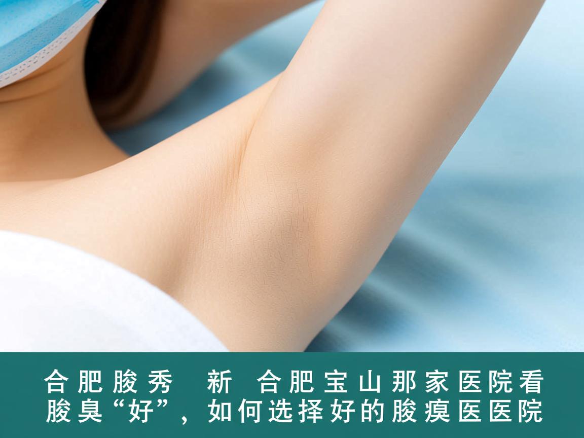 合肥腋秀解析，合肥宝山那家医院看腋臭好，如何选择好的腋臭医院