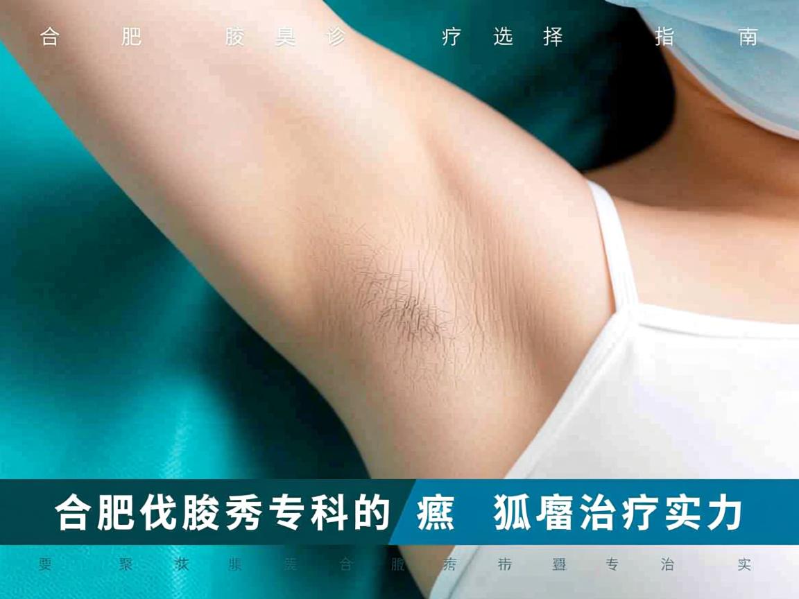 合肥腋臭诊疗选择指南，聚焦合肥腋秀专科的狐臭治疗实力