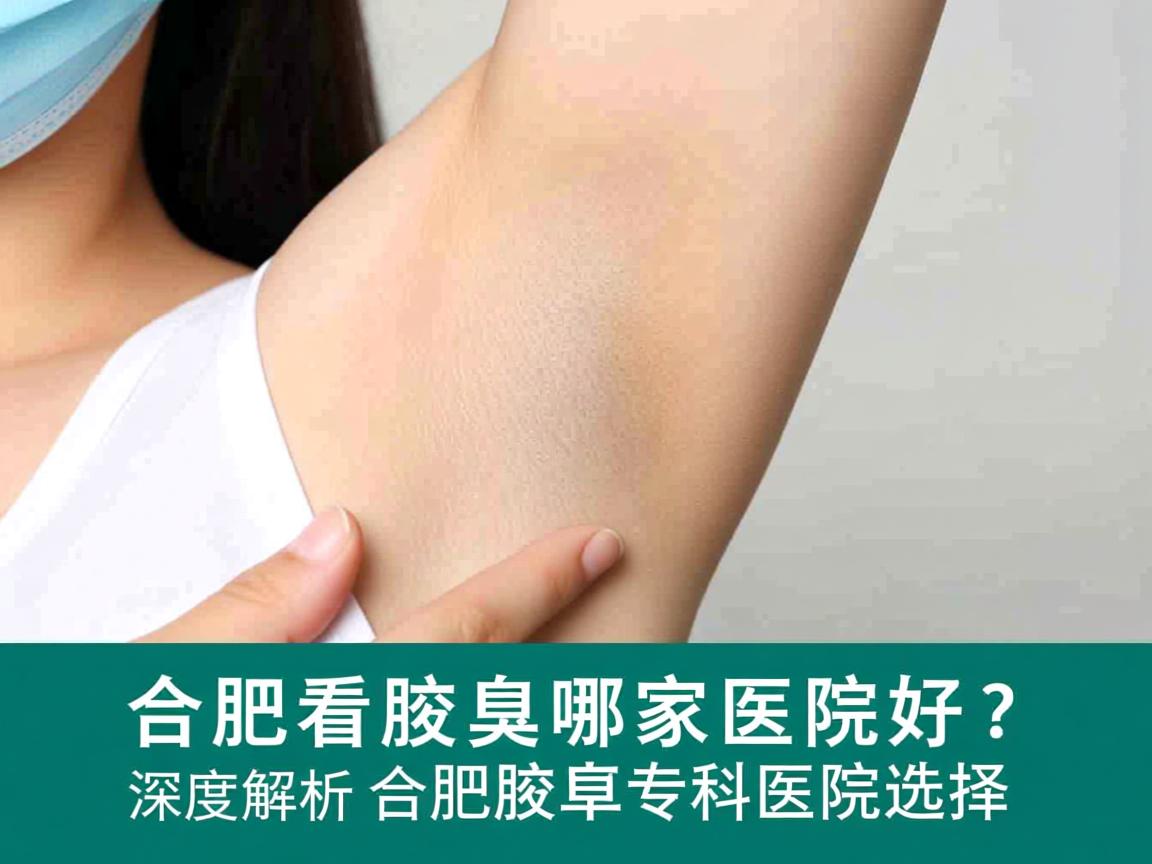 合肥看腋臭哪家医院好？深度解析合肥腋臭专科医院选择