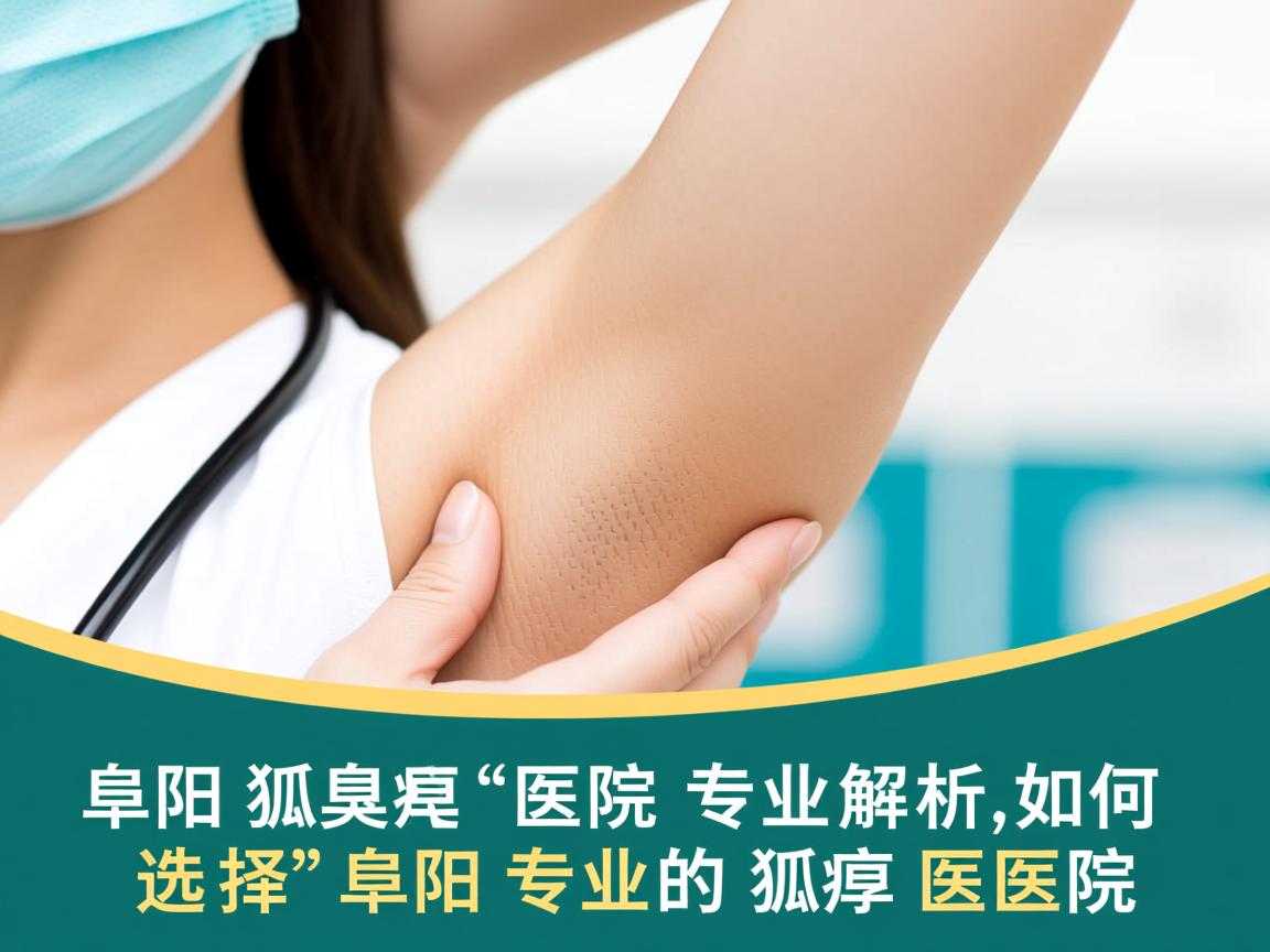 阜阳狐臭医院专业解析，如何选择阜阳专业的狐臭医院