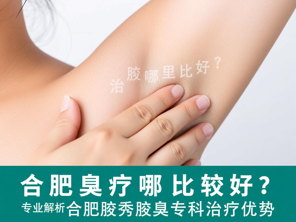 合肥腋臭治疗哪里比较好？专业解析合肥腋秀腋臭专科治疗优势