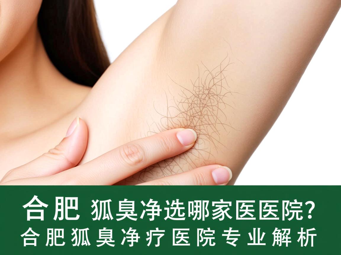 合肥狐臭净选哪家医院？合肥狐臭净疗医院专业解析