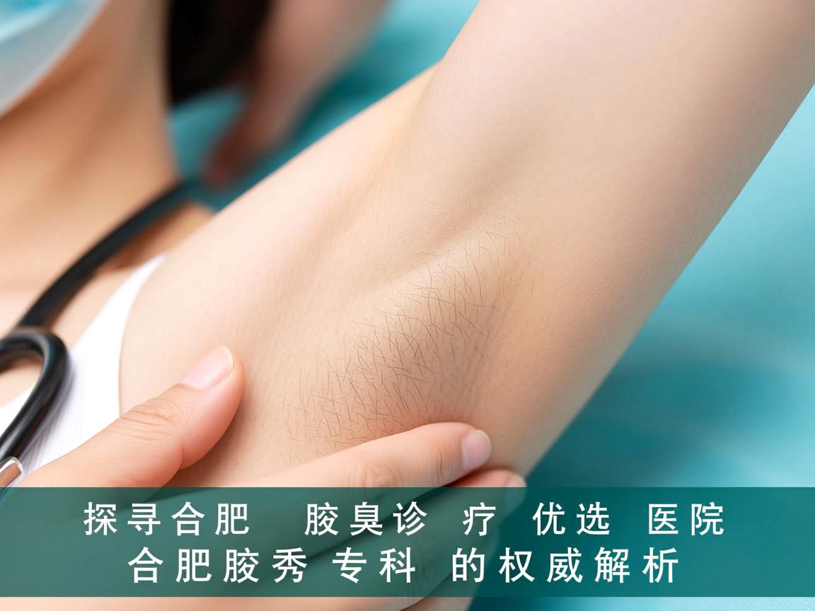 探寻合肥腋臭诊疗优选医院，合肥腋秀专科的权威解析