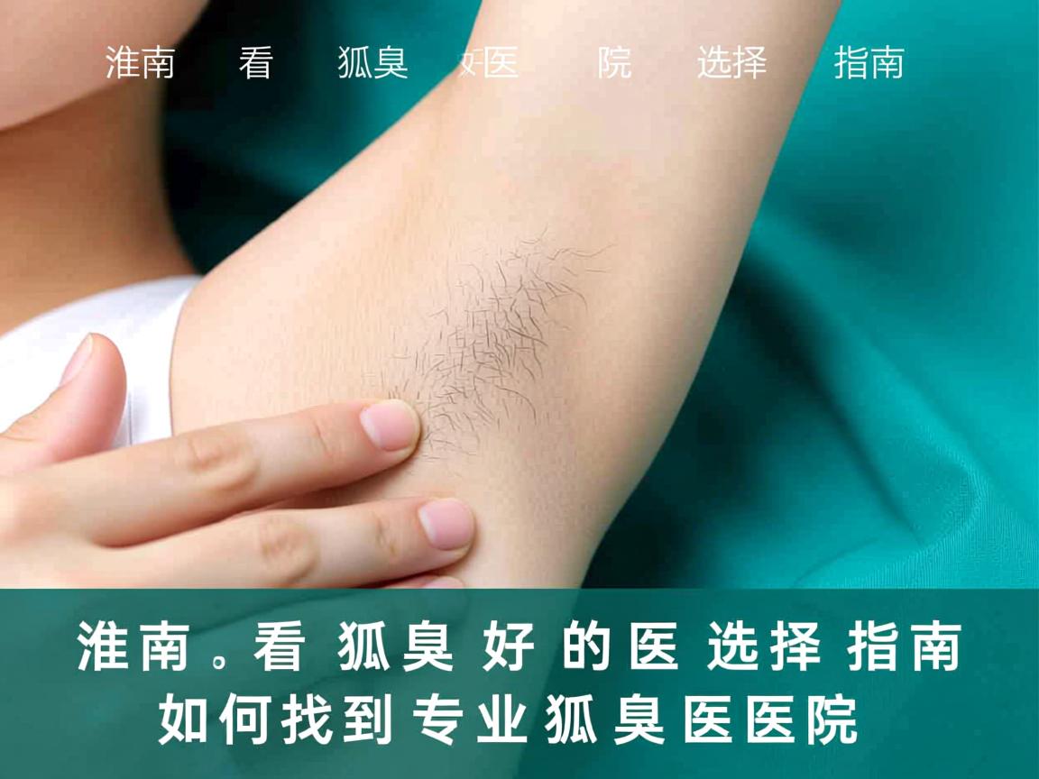 淮南看狐臭好的医院选择指南，如何找到专业狐臭医院