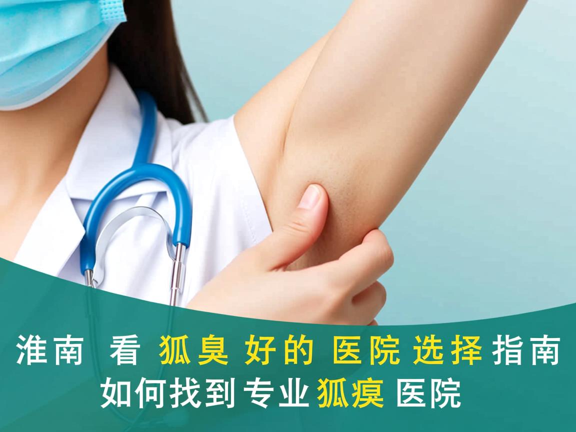 淮南看狐臭好的医院选择指南，如何找到专业狐臭医院