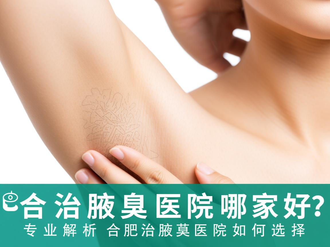 合肥治腋臭医院哪家好？专业解析合肥治腋臭医院如何选择