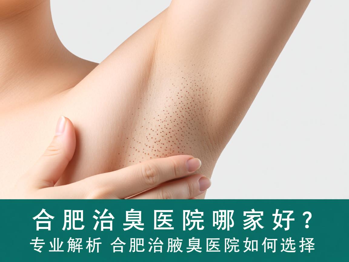 合肥治腋臭医院哪家好？专业解析合肥治腋臭医院如何选择