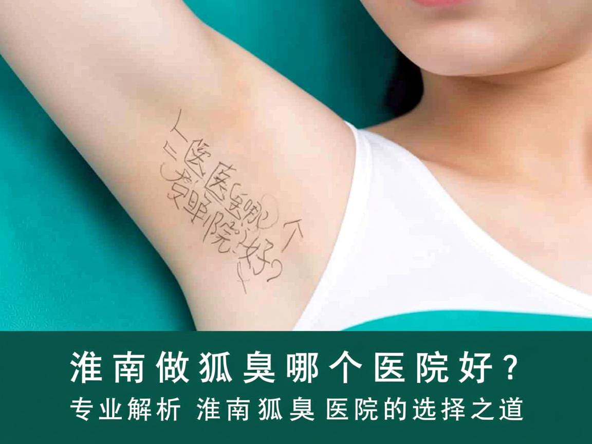 淮南做狐臭哪个医院好？专业解析淮南狐臭医院的选择之道