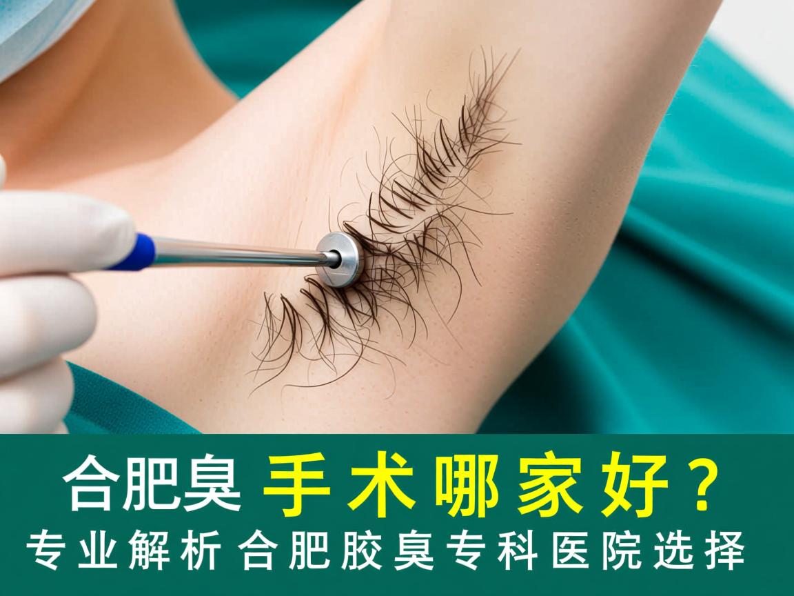 合肥腋臭手术哪家好？专业解析合肥腋臭专科医院选择