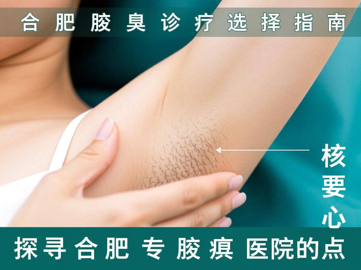 合肥腋臭诊疗选择指南，探寻合肥专业腋臭医院的核心要点