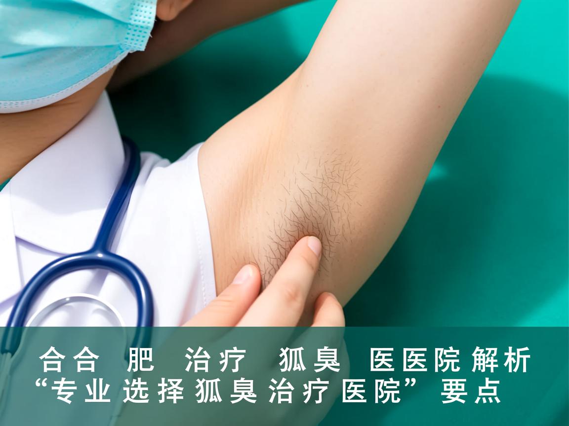 合肥治疗狐臭医院解析，专业选择狐臭治疗医院的要点