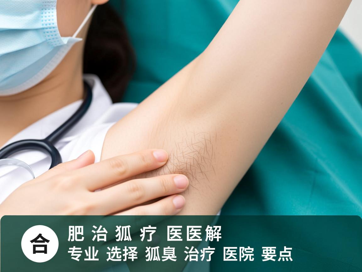 合肥治疗狐臭医院解析，专业选择狐臭治疗医院的要点
