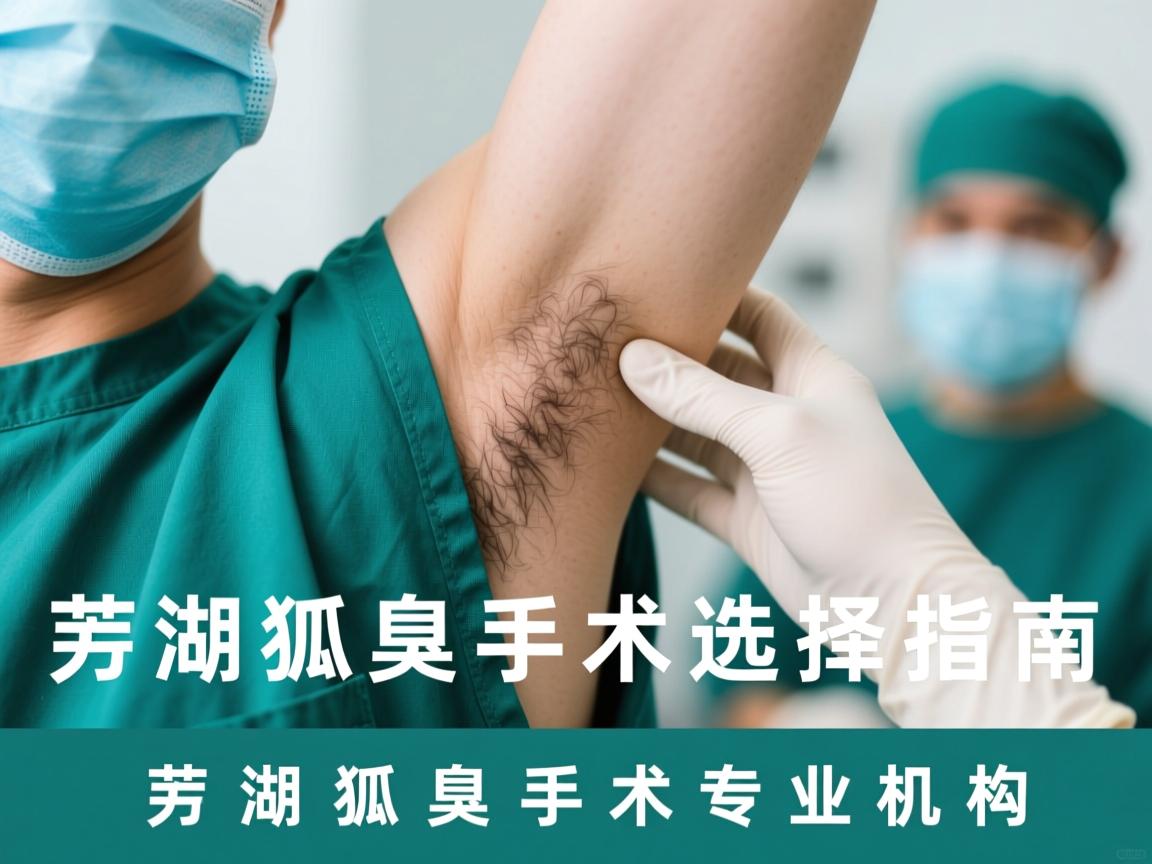 芜湖狐臭手术医院选择指南，详解芜湖狐臭手术专业机构