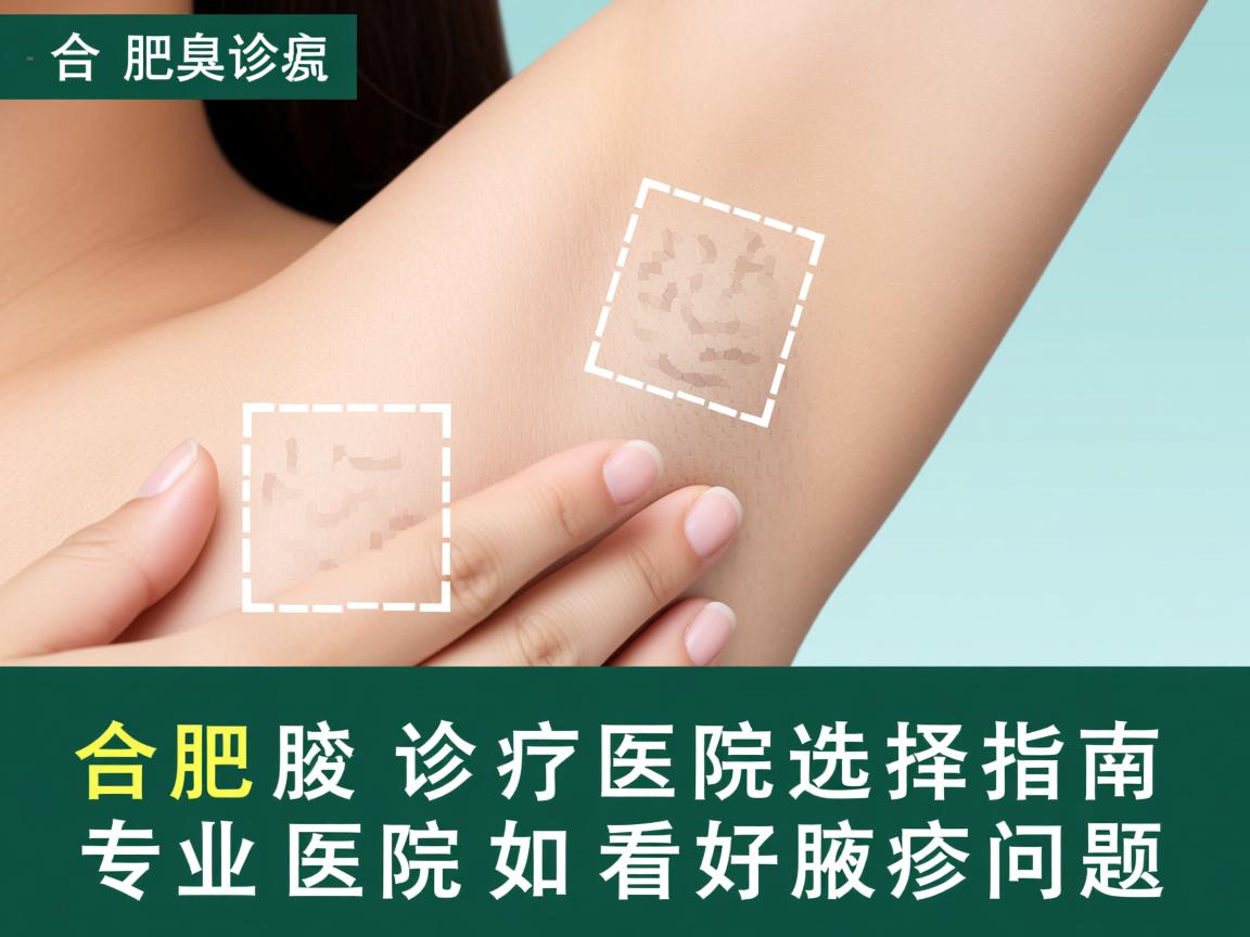 合肥腋臭诊疗医院选择指南，专业医院如何看好腋臭问题