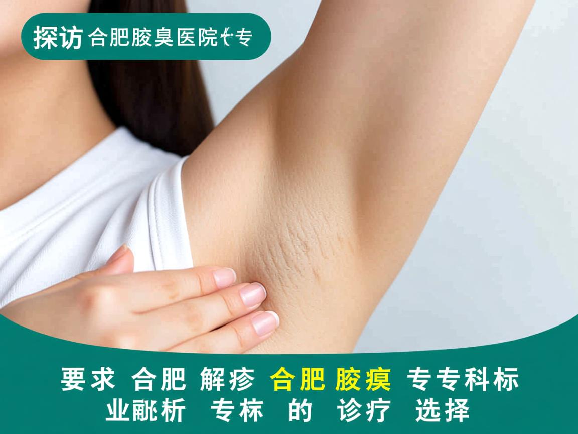 探访合肥腋臭医院，专业解析合肥腋臭专科的诊疗选择