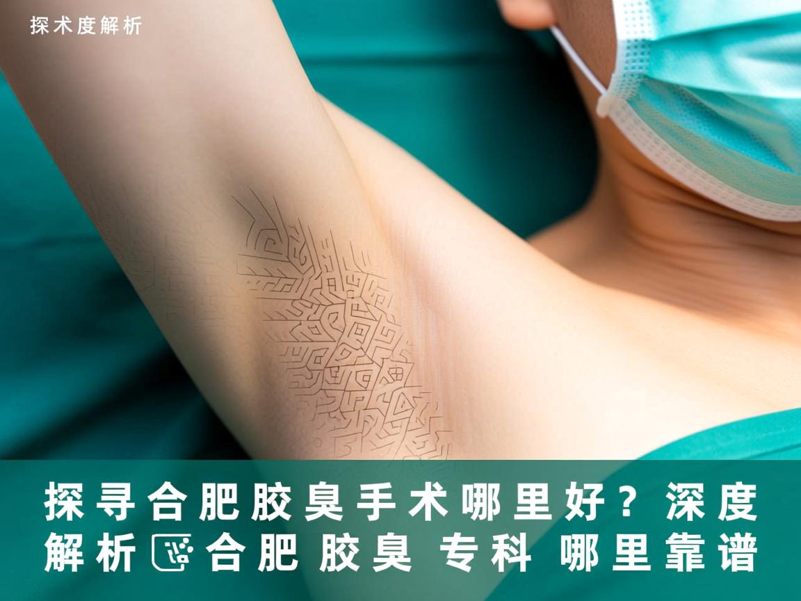 探寻合肥腋臭手术哪里好？深度解析合肥腋臭专科哪里靠谱